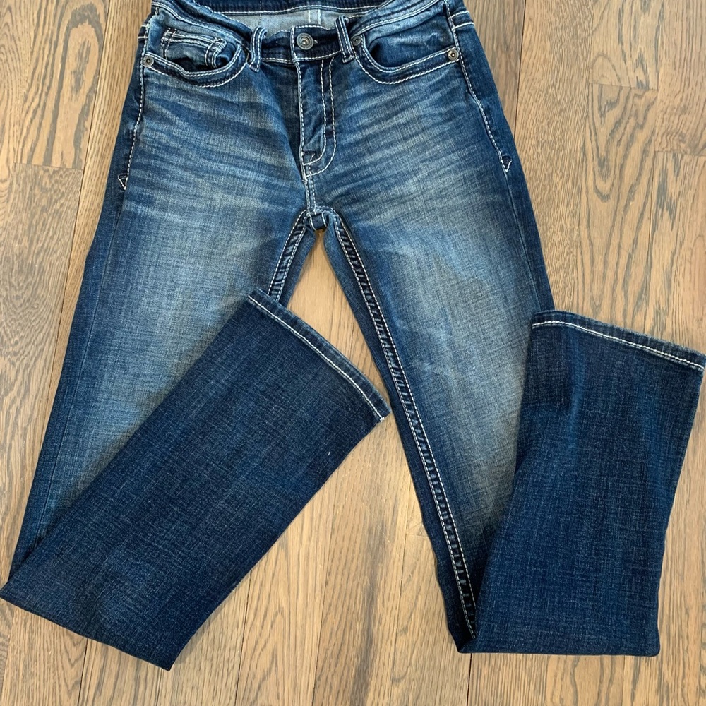 Buckle BTE blue jeans. Style: Aiden Size: 27x34